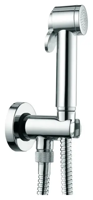 Bossini Paloma Гигиенический комплект: душ, шланг 125 см, держатель, цвет: chrome C69001B.030
