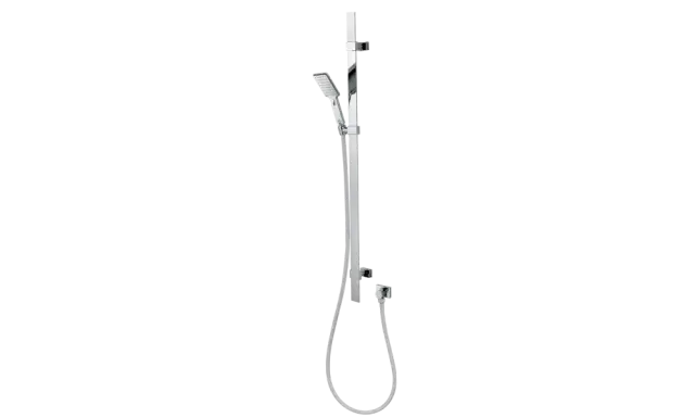 Bossini Agua Душевой комплект: штанга 110 см, ручной душ 1 вид струи, шланг, цвет: mat black D46056.073