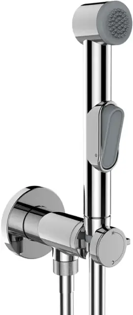 Bossini Macan Гигиенический душ, лейка 3,4 см, шланг 125 см, цвет: chrome E37032B.030