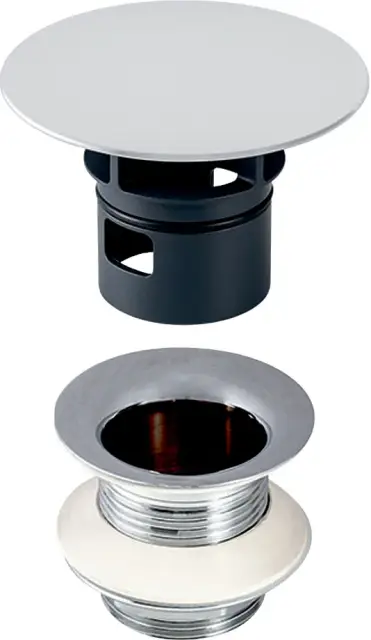 Geberit Незапираемый донный клапан для раковины без перелива, цвет: хром 152.050.21.1
