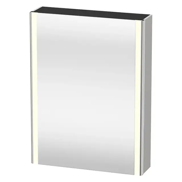 Duravit XSquare Шкаф зеркальный 60х15,6 см, цвет: скандин. белый шелков.-мат. XS7111L3939