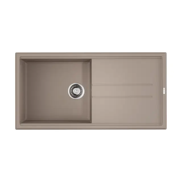 Omoikiri Tedori 100-SA Кухонная мойка Tetogranit 100x51 см, цвет: бежевый 4993918