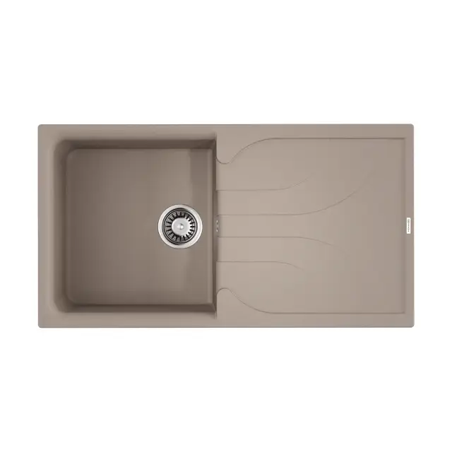 Omoikiri Yasugata 100-SA Кухонная мойка Tetogranit 100x50 см, цвет: бежевый 4993846
