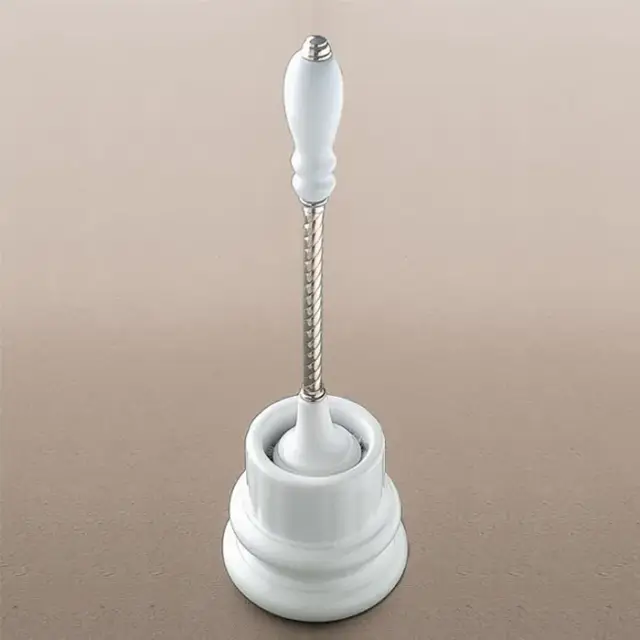 Devon&Devon Dorothy Ершик для унитаза напольный, с керамической колбой, цвет: белый 2DOR417OT