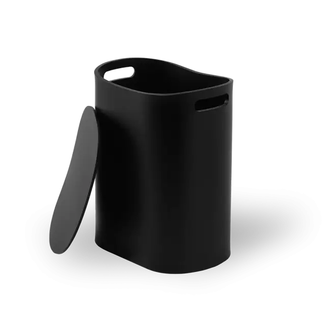 Decor Walther All in Корзина для белья, напольная, цвет: черный матовый 0615260