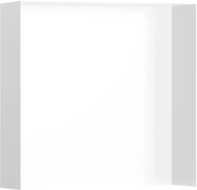 Hansgrohe XtraStoris Minimalistic Полка в нишу встраиваемая 30х10х30h см, цвет: матовый белый 56073700
