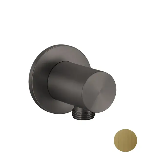 Gessi 316 Bath-Shower Шланговое подключение, цвет: brushed brass PVD 54269#727