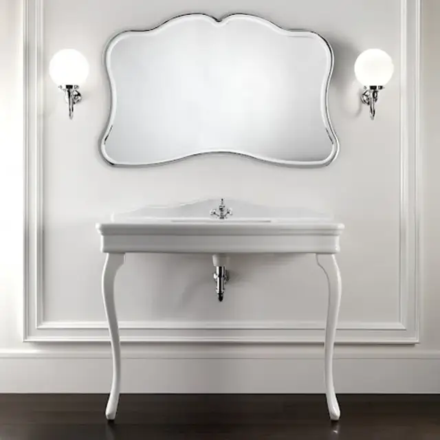 Devon&Devon Colette Консоль 109х57хh85/95 см, керамич. раковина. c 1отв, цвет белый DECOLETTEBI1FGBI