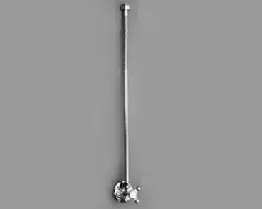 Devon&Devon Кран-соединение с трубкой подвода и обжимной цангой, цвет хром 2DUHL161CR