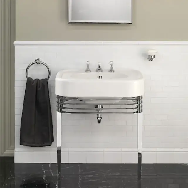 Devon&Devon Blues Раковина 71х56,5 cм с 3 отв под смеситель, цвет белый IBLG3FBLUES