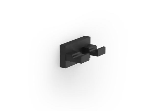 Decor Walther WH 5 Крючок двойной, цвет: черный матовый 0906960