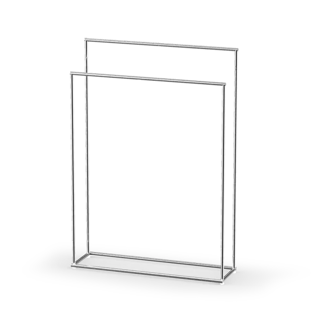 Decor Walther Mikado Полотенцедержатель 86 см, напольный, двойной, цвет: хром 0523000