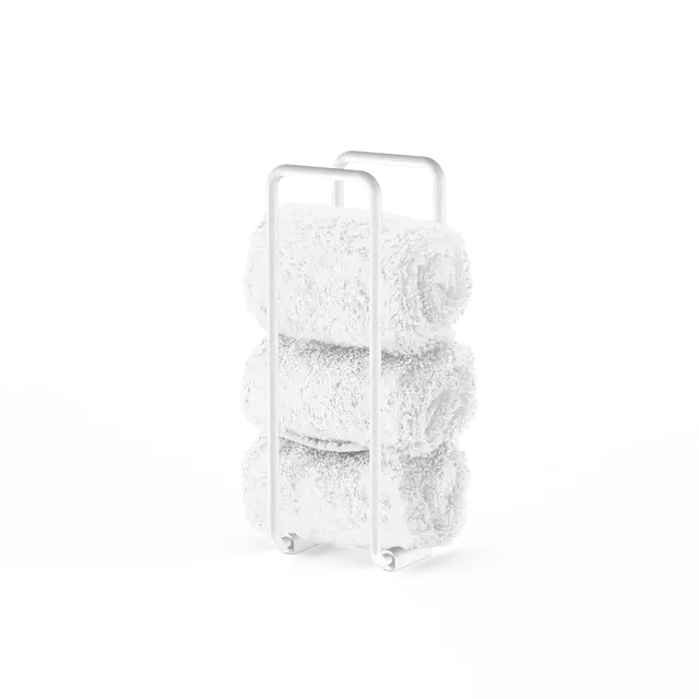 Decor Walther DW 223 Полотенцедержатель 27 см, напольный, цвет: белый матовый 0859150