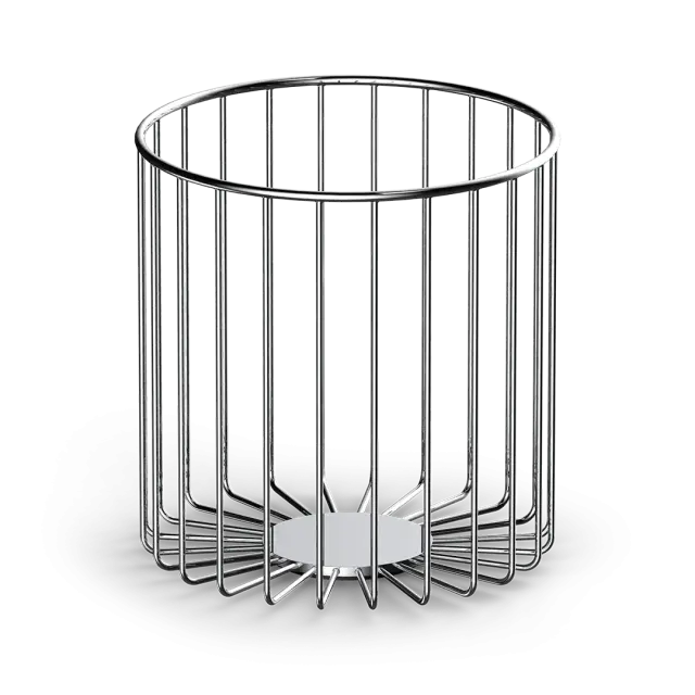 Decor Walther DW 220 Ведро для мусора, напольное, цвет: хром 0859200