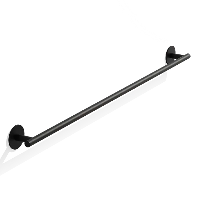 Decor Walther Basic Полотенцедержатель 85 см, подвесной, цвет: черный матовый 0535360
