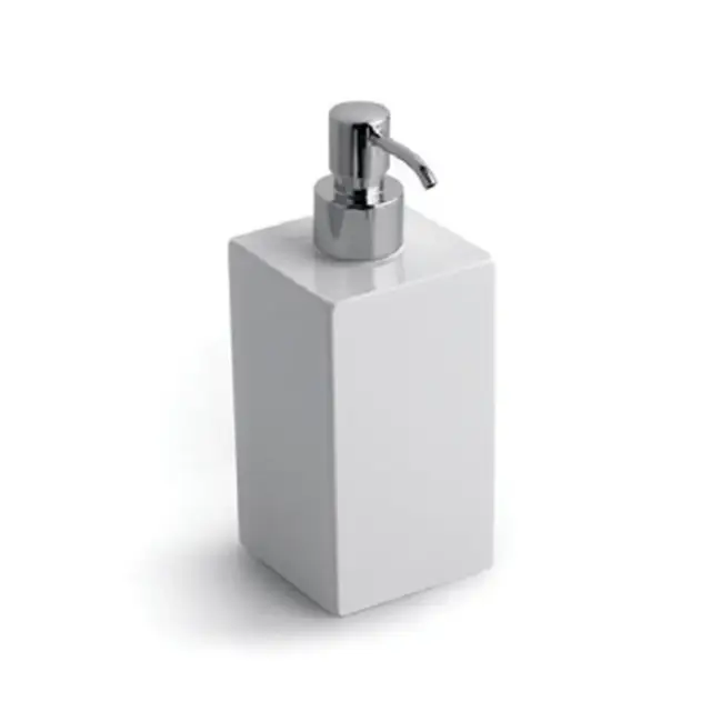 Bertocci Settecento Дозатор для жидкого мыла настольный, композитная колба, цвет: хром 145 0748 0000