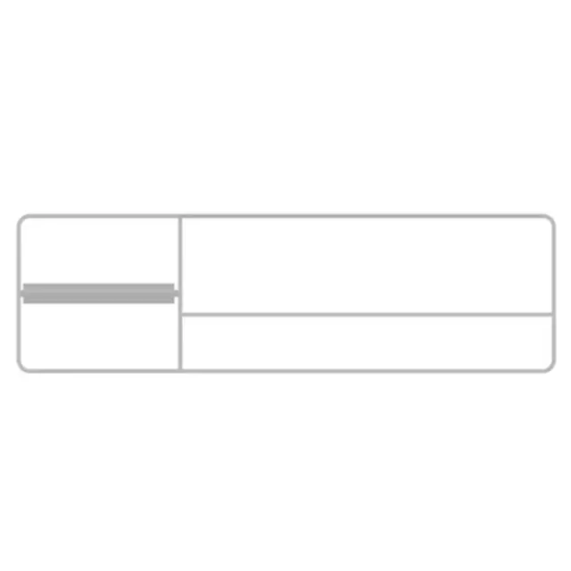 Bertocci Fly Рейлинг металл. 34 см, для аксес., DX, цвет: белый мат. 149 1504 0200