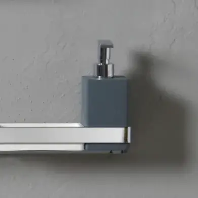 Bertocci Fly Дозатор для жидкого мыла настольный, композитная колба, цвет: хром 149 1530 0000