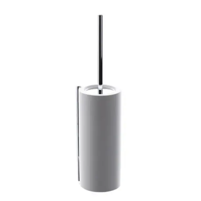 Bertocci Easy Ершик для унитаза напольный с композитной колбой, цвет: хром 130 0922 0000