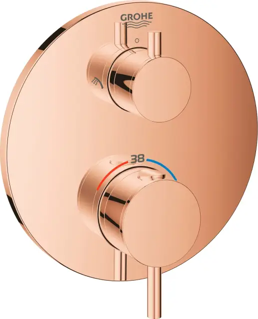 Grohe Atrio Термостатический смеситель для душа встраиваемый, внешняя часть, цвет: теплый закат 24135DA3