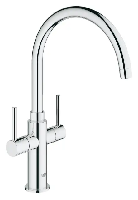 Grohe Ambi Cosmo Смеситель для мойки с 2-мя рукоятками, цвет: хром 30190000