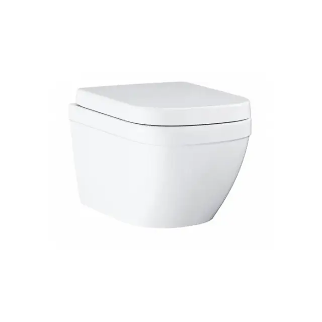 Grohe Euro Ceramic Унитаз 54x37 см, слив в стену, подвесной, цвет: хром 39554000