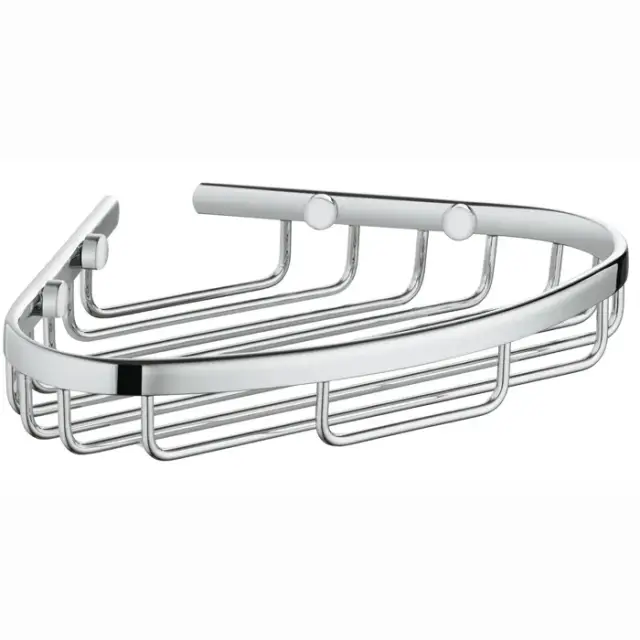 Grohe Bau Cosmopolitan Полочка-решетка угловая 20 см, цвет: хром 40664001