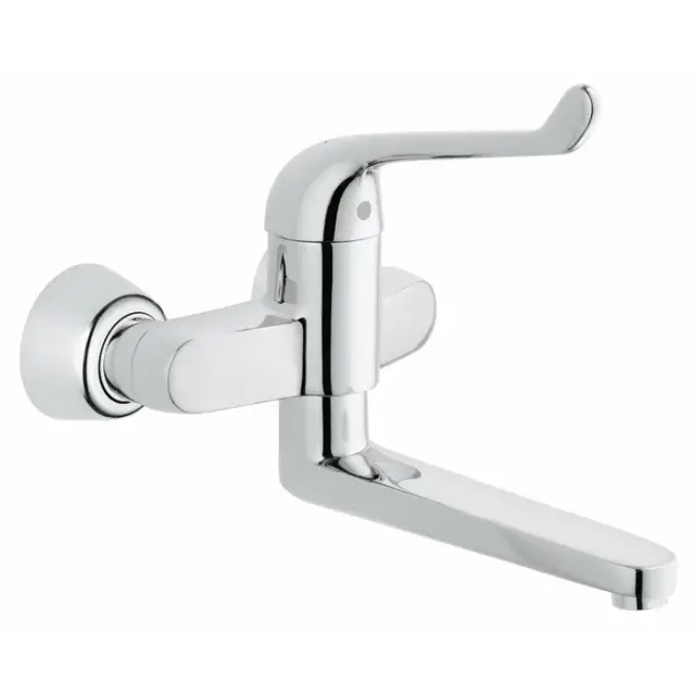 Grohe Euroeco Special Смеситель для раковины, рычаг 17 см, вынос 25,6 см, цвет: хром 32793000