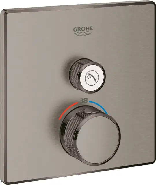 Grohe Grohtherm SmartControl Термостатический смеситель для душа, цвет: темный графит, матовый 29123AL0