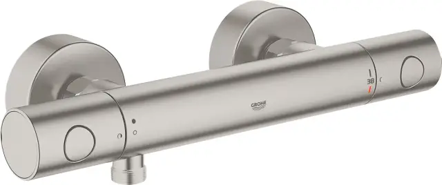 Grohe Grohtherm 1000 Cosmopolitan Термостатический смес. наклад., выход. для шланга, цвет:суперсталь 34065DC2