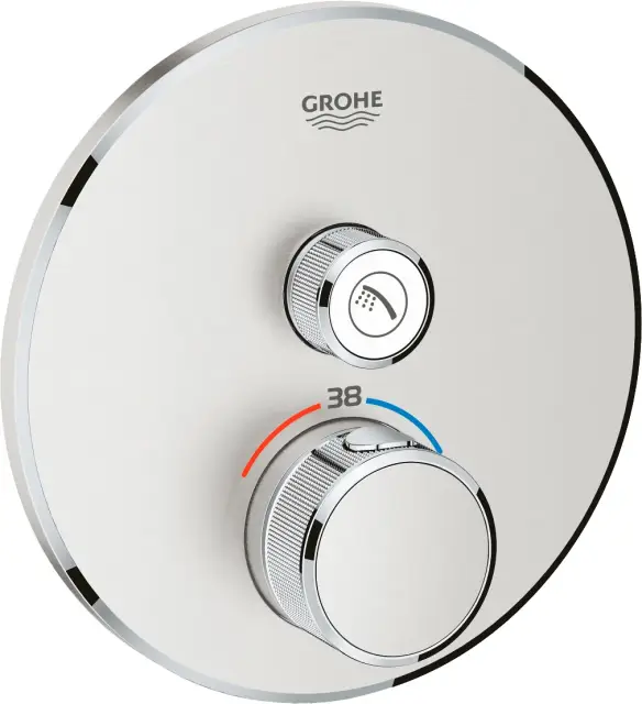Grohe Grohtherm SmartControl Термостатический смеситель для душа, внешняя часть, цвет: суперсталь 29118DC0