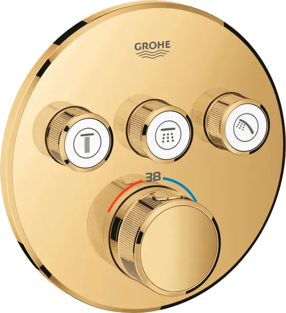 Grohe Grohtherm SmartControl Термостатический смеситель для душа, внеш. часть, цвет:холодный рассвет 29121GL0