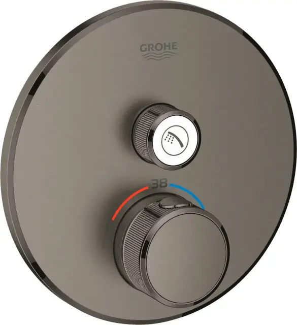 Grohe Grohtherm SmartControl Термостатический смеситель для душа, цвет: темный графит, матовый 29118AL0