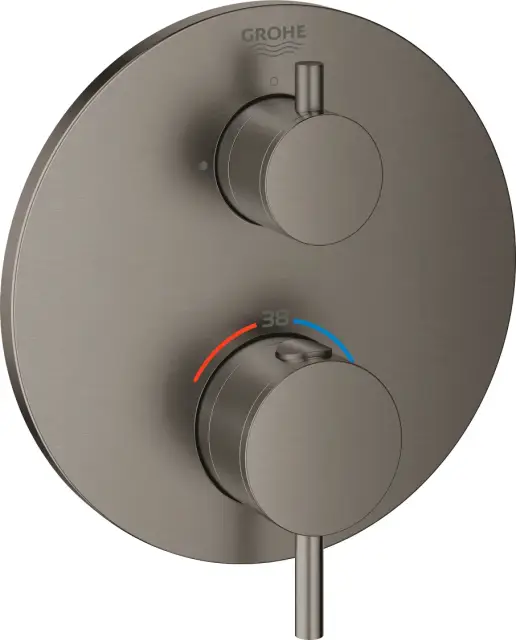 Grohe Atrio Термостатический смеситель для душа, цвет: темный графит, матовый 24134AL3