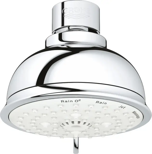 Grohe Tempesta Rustic 100 Верхний душ, 10х10хh8,8 см, душ 10 см, латунь/пластик, цвет: хром 27610001