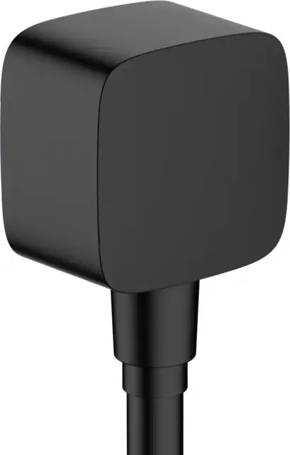 Hansgrohe FixFit Шланговое подключение с клапаном обратного тока, цвет: матовый черный 26457670