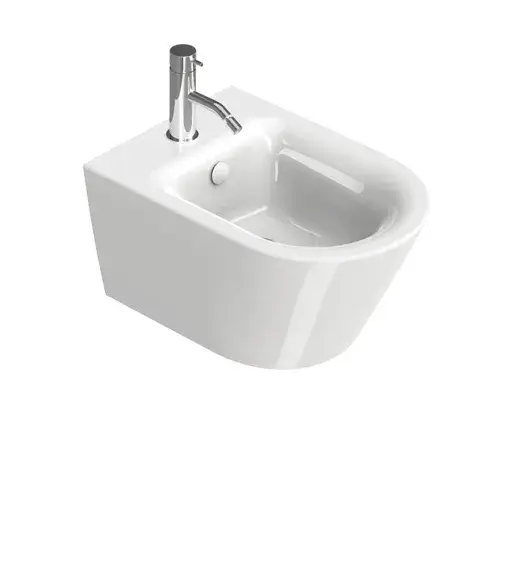 Catalano Zero Биде подвесное 35x50 см, 1 отв, с переливом, покрытие Cataglaze, цвет: белый глянцевый 1BSZ5000