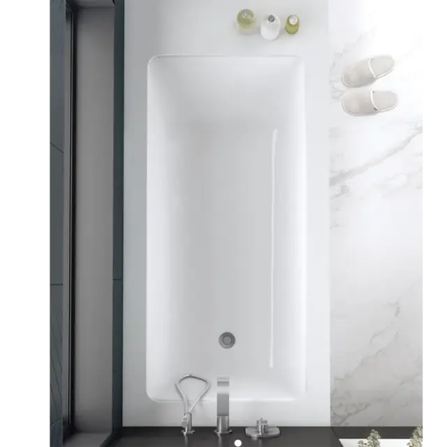 Victoria + Albert Kaldera Ванна пристенная, 160х90хh48 см, цвет: белый KAL6-N-SW-OF