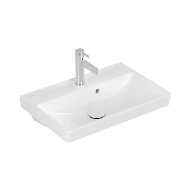 Villeroy & Boch Avento Раковина прямоугольная, 1 отверстие, 55x37 см, цвет: белый 4A005501
