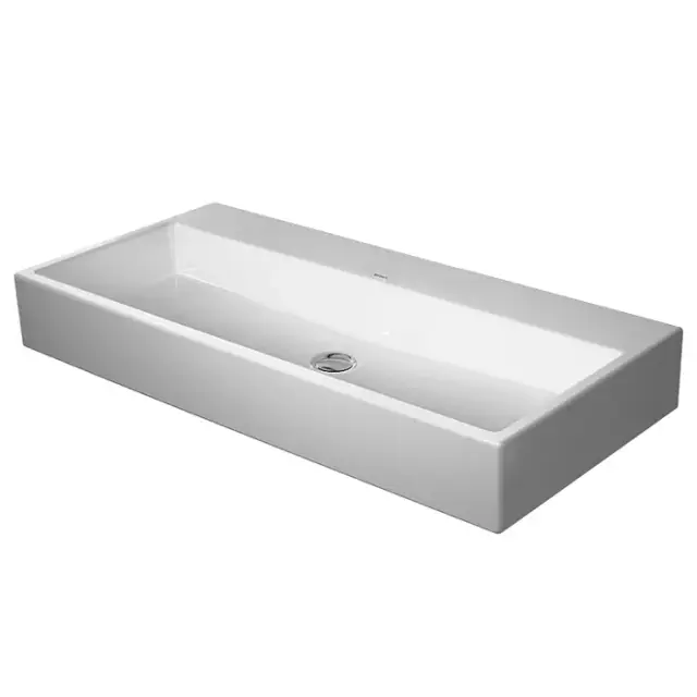 Duravit Vero Air Раковина 100 cм, без перелива, с площадкой, без отв., цвет: белый 2350100070