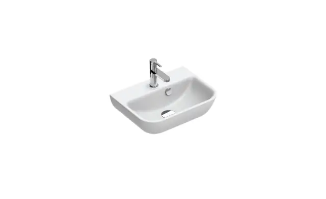 Catalano Comfort Раковина подвесная 45x34x16h см, 1 отв., с переливом, Cataglaze, цвет: белый глянц. 0720461001