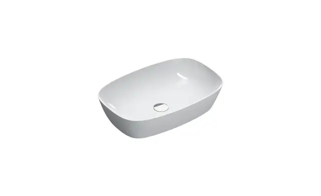 Catalano Zero Раковина чаша 60x40x14h см, без перелива, покрытие Cataglaze, цвет: белый глянцевый 0622600001