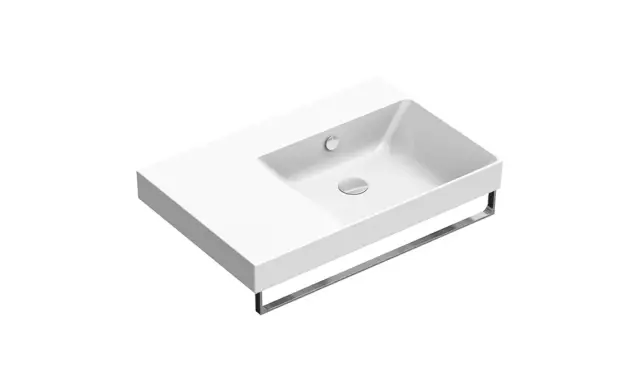 Catalano Comfort Раковина подвесная 75x50x17h см, с переливом, покр. Cataglaze, цвет: белый глянц. 0120780001