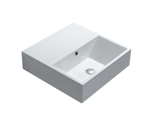 Catalano Comfort Раковина подвесная 55x55x15h см, с переливом, цвет: белый глянцевый 55VE