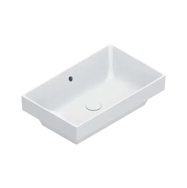 Catalano Zero Раковина встраиваемая сверху 60x37 см, с переливом, покр Cataglaze, цвет: белый глянц. 0124600001