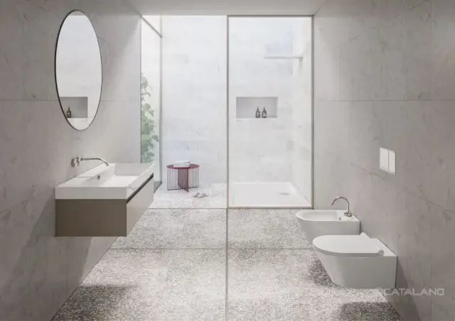 Catalano Comfort Раковина подвесная 100x50x17h см, с переливом, покр. Cataglaze, цвет: белый глянц. 0121000001