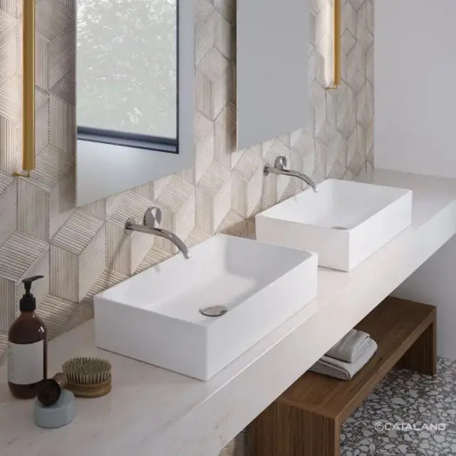 Catalano Zero Раковина чаша 60x35x13h см, без перелива, покрытие Cataglaze, цвет: белый глянцевый 0222600001