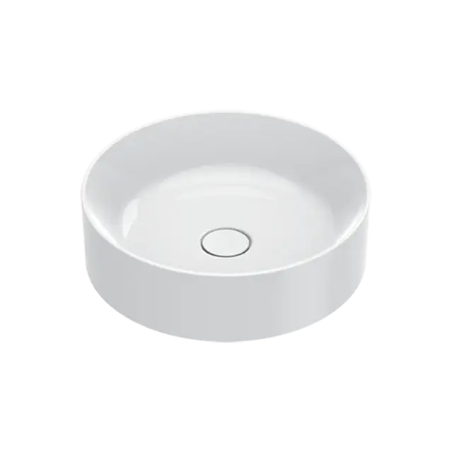 Catalano Zero Раковина чаша d45x13h см, без перелива, покрытие Cataglaze, цвет: белый глянцевый 0123450001