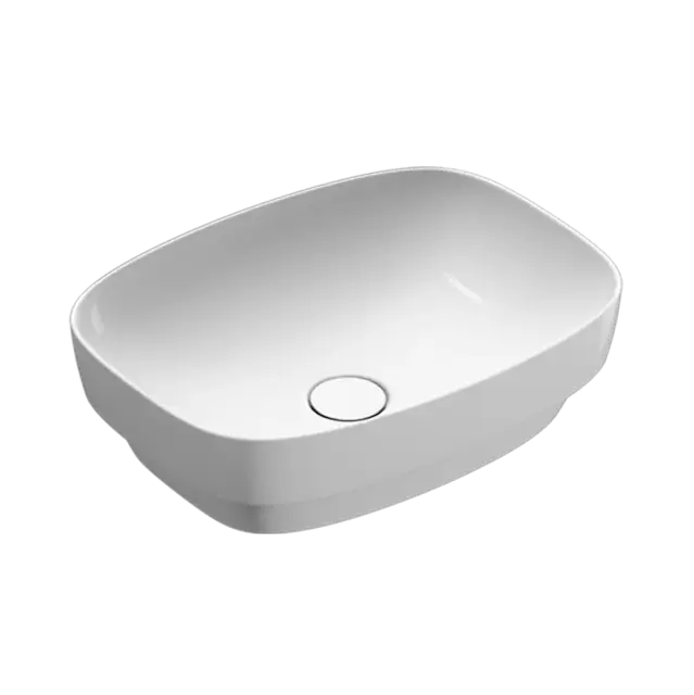 Catalano Zero Раковина встраиваемая сверху 50x38 см, без перелива, Cataglaze, цвет: белый глянцевый 0624500001