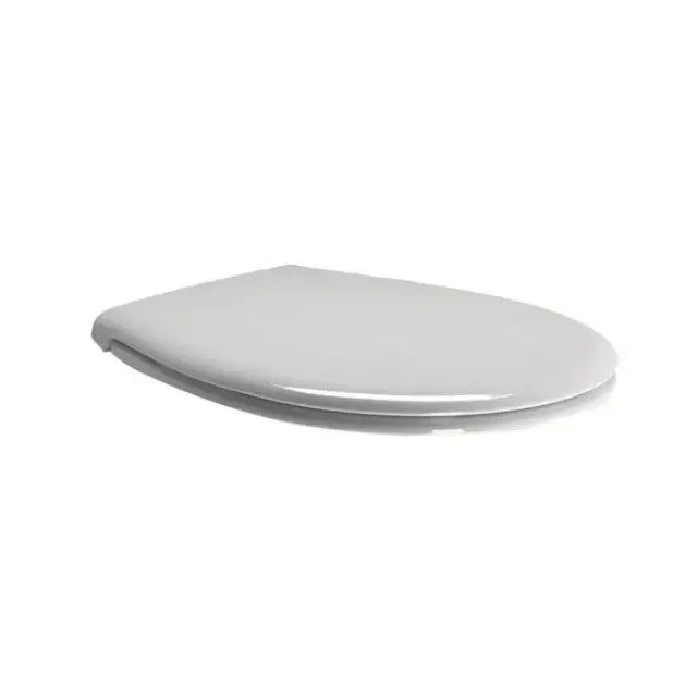 GSI Classic Крышка-сиденье для унитаза с микролифтом, крепление золото, цвет: белый глянцевый MSO87CN11